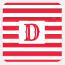 Search for red and white stripes stickers Pattern