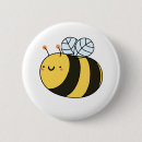 Search for cute bumble bee badges Kawaii