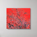 Search for swirl canvas prints Red