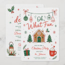 Search for gingerbread christmas invitations Winter holiday
