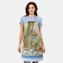 Search for tea party aprons Alice in wonderland
