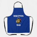 Search for wisconsin aprons Flag of wisconsin