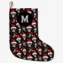 Search for gothic christmas stockings Skull