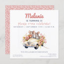 Search for pink car birthday invitations Cute