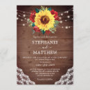 Search for red sunflower wedding invitations Fall
