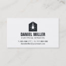 Search for light bulb business cards Electrical
