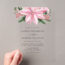 Search for winter floral wedding invitations Poinsettia