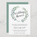 Search for greenery couples shower invitations Rustic