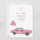 Search for car wedding save the dates Watercolor