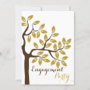 Search for foil engagement party invitations Gold