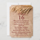 Search for burlap sweet 16 invitations Sixteen