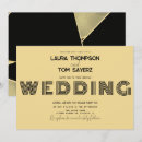 Search for black and yellow wedding invitations Minimalist
