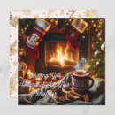 Search for hot chocolate christmas cards Fireplace