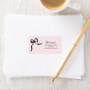 Search for pink princess return address labels Girly