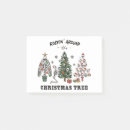 Search for christmas tree post it notes Retro
