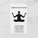 Search for meditation business cards Yoga studio
