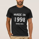 Search for 1998 tshirts Humour