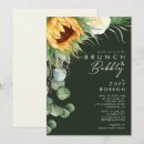 Search for sunflower bridal brunch invitations Rustic brunch and bubbly