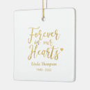 Search for gold heart christmas tree decorations Remembrance