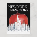 Search for big apple postcards Statue of liberty