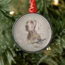 Search for weimaraner christmas tree decorations Grey