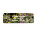 Search for flower photo return address labels Nature