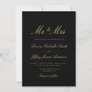 Search for mr invitations Black and gold