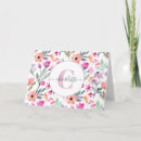 Search for blank floral cards Girly