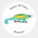 Search for cartoon chameleon stickers Reptile