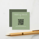 Search for square envelope invitations Sage green