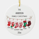 Search for family of 6 christmas tree decorations Cute