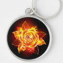 Search for flame round key rings Black