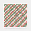 Search for christmas table napkins Red and white