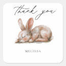 Search for bunny thank you stickers Rabbit