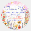 Search for birthday tea stickers Thank you