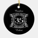 Search for 35th anniversary christmas tree decorations Married