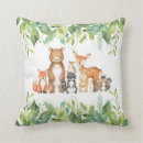 Search for woodland animal cushions Gender neutral