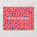 Search for geometric circle postcards Pink