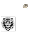 Search for tiger rubber stamps Wildlife