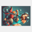 Search for driving wrapping paper Cute