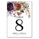 Search for purple table wedding table cards Plum
