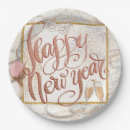 Search for happy new year paper plates Elegant