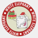 Search for funny elephants stickers Merry christmas