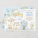 Search for blue and gold invitations Mother to be