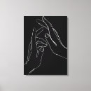 Search for hand canvas prints Woman