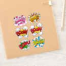 Search for retro superhero stickers Kids