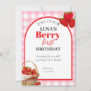 Search for picnic 1st birthday invitations Cute