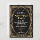 Search for art deco new year invitations 1920s
