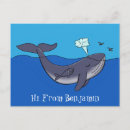 Search for cute cartoon whale postcards Whimsical