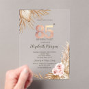 Search for surprise 85th birthday invitations Floral